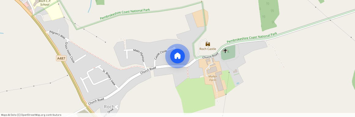 Carradale. 43 Church Road, Roch. SA62 6BG