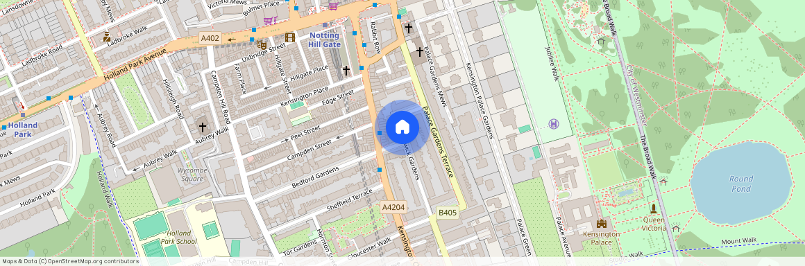 Brunswick Gardens, Kensington, W8 4AN, London