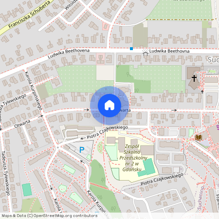 ul. Otwarta, Suchanino, Gdańsk, pomorskie