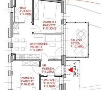 SOFORT VERFÜGBAR: Lichtdurchflutete 3-Zimmer-Wohnung mit großer Ter... - Photo 5