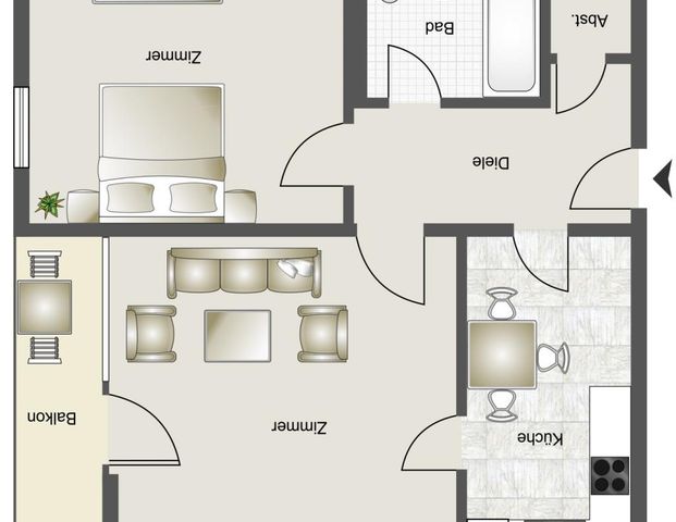 2-Zimmer Wohnung in Harpen - Photo 1