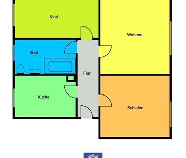 Wunderschöne Dachgeschosswohnung in herrlicher grüner Umgebung! - Foto 1