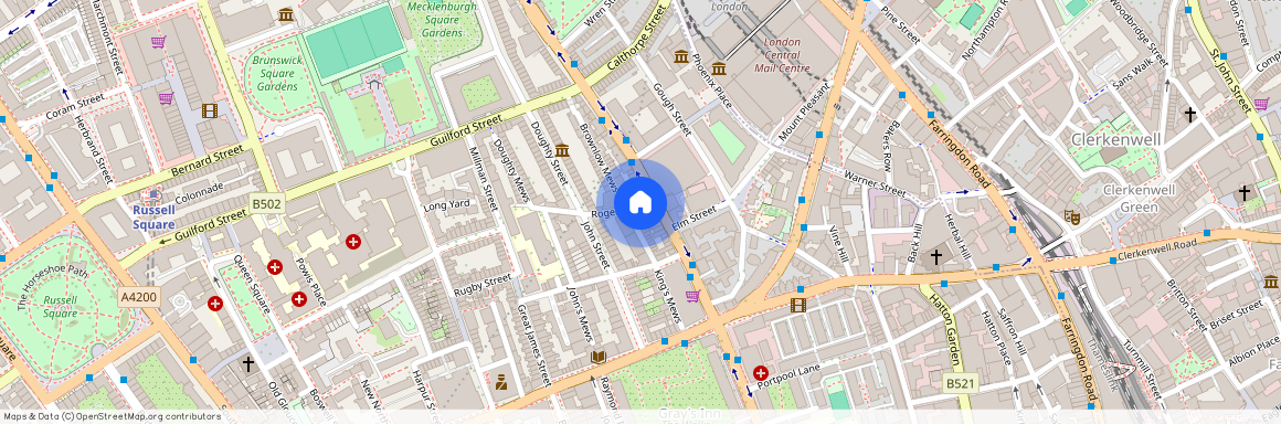 Rogers Street, Bloomsbury, WC1N