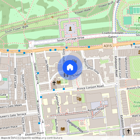 Kensington Gore (J830), London SW7, West London