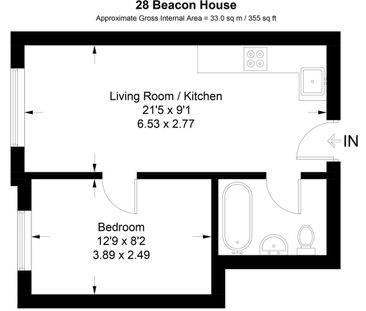 1 bedroom apartment to rent - Photo 2