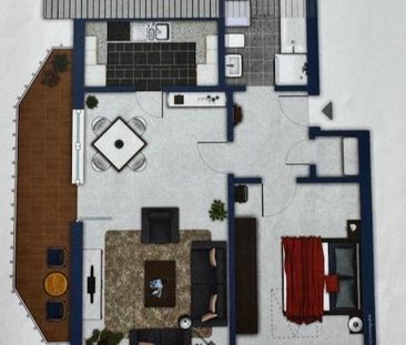 Gemütliche 2 Zimmer Dachgeschosswohnung mit Balkon - Foto 1