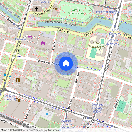 ul. Tadeusza Kościuszki, Przedmieście Świdnickie, Stare Miasto, Wrocław, dolnośląskie