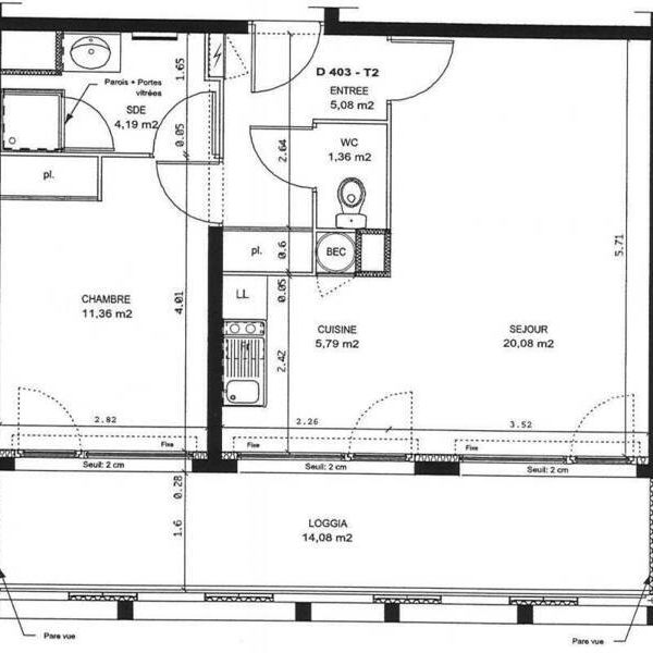 Appartement 2 pièces - - Photo 1