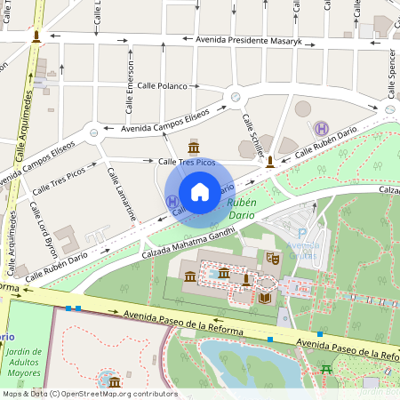 Rubén Darío, Colonia Polanco V Sección, C.P. 11560, Df / Cdmx