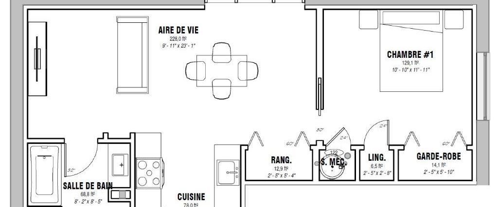 Logement Neuf (3½) Dans Un Triplex - Photo 1