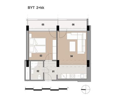 Pronájem bytu 2+kk 36 m² - Photo 4