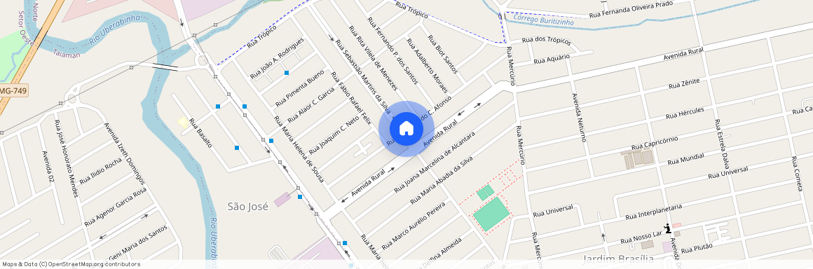 Rua Sebastião Martins da Silva, Jardim Brasília, Uberlândia, MG, 38401680