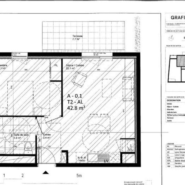 Appartement à louer 2 pièces • 42,80 m2 Lille - Photo 2