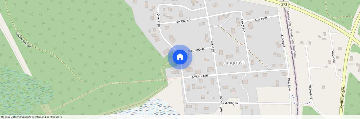 Cykelstigen, Långträsk