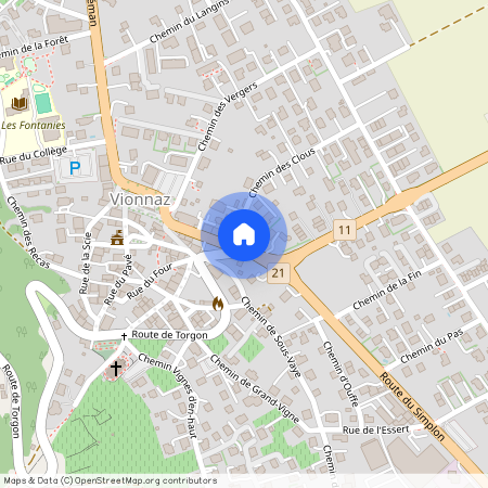 1895, Vionnaz, Route Du Léman, 2