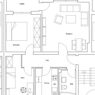 Im Wasserkamp 15, E L - Schöne 3 Zimmer Erdgeschoßwohnung mit Tageslichtbad - Foto 1
