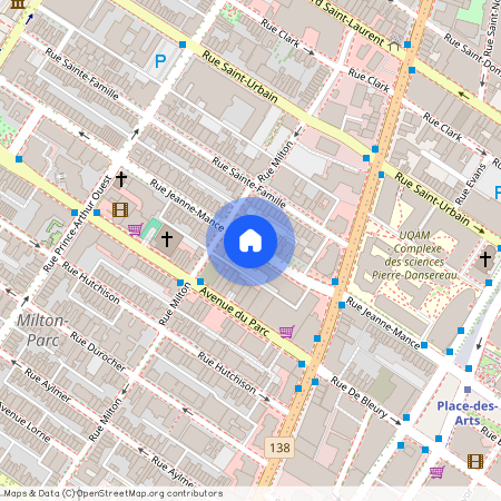 Rue Jeanne-Mance, H2X 2J8, Montréal