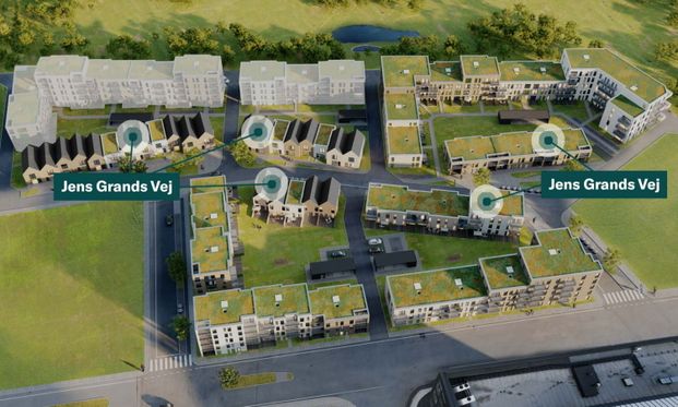 Egedal Stationsby - Praktisk 3 værelses med to gode altaner - Photo 1