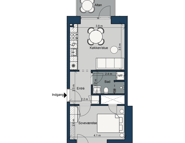 Østre Havnepark 23, 4. th. - Foto 1