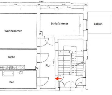 ++ schicke 2-Raum Wohnung mit Küche, Balkon & Personenaufzug - nahe... - Photo 1