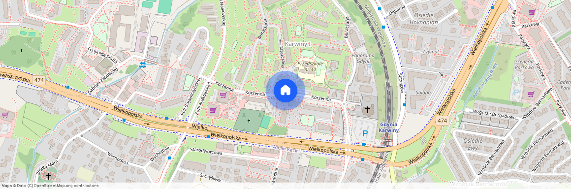 Korzenna, Gdynia, Karwiny