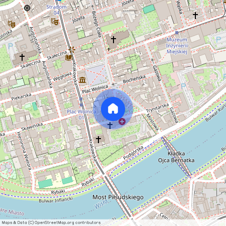 ul. Trynitarska, Kazimierz, Stare Miasto, Kraków, małopolskie