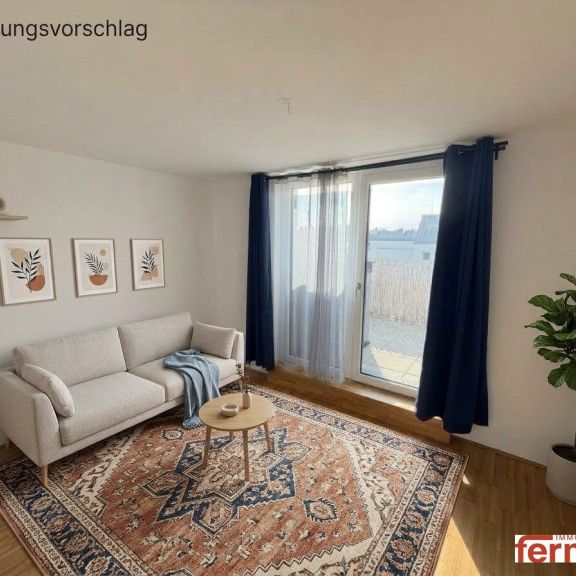 Moderne 2-Zimmer-Terrassenwohnung in 1200 Wien, 6. Stock, mit Fußbodenheizung! - Foto 1