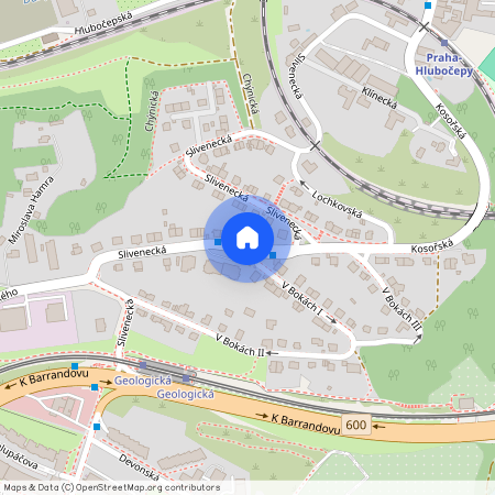 Slivenecká, Praha - Hlubočepy