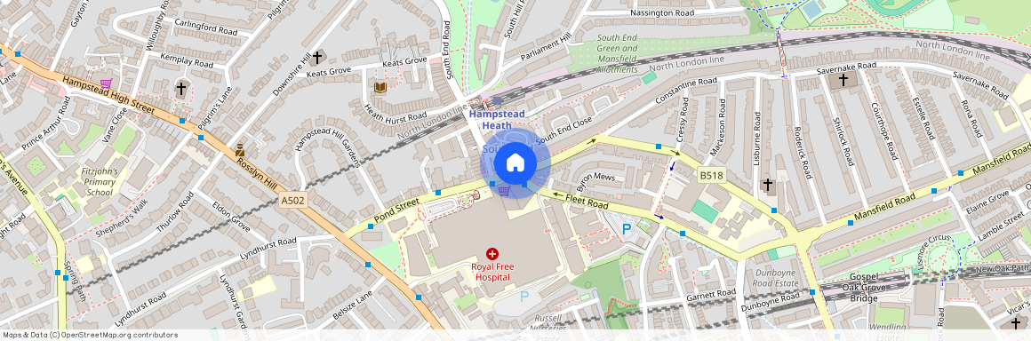 Fleet Road, South End Green NW3