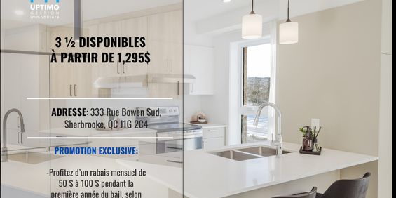 BEAU 3½ | CONSTRUCTION NEUVE | INTERNET - Photo 3