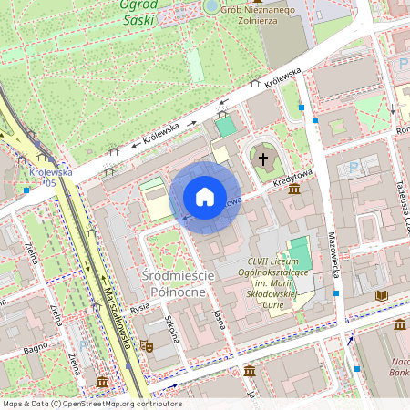 ul. Kredytowa, Śródmieście Północne, Śródmieście, Warszawa, mazowieckie