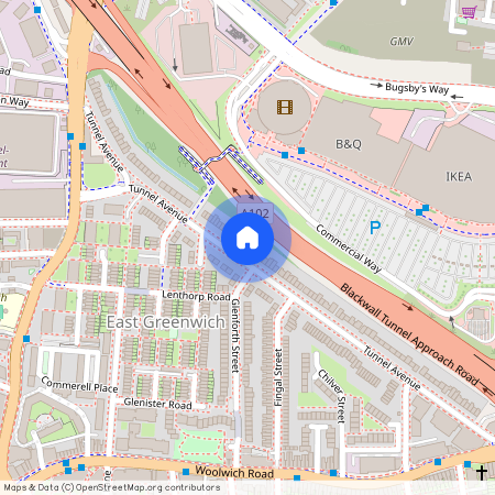 Tunnel Avenue, Greenwich