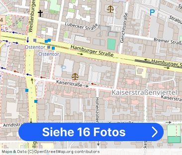 Helle 2-Zimmer-Wohnung Nähe Kaiserstraßenviertel, ca. 66m² mit Balk... - Foto 1