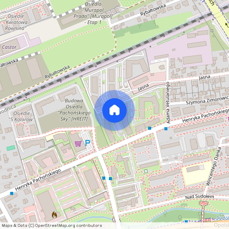 ul. Henryka Pachońskiego, Prądnik Biały, Prądnik Biały, Kraków, małopolskie