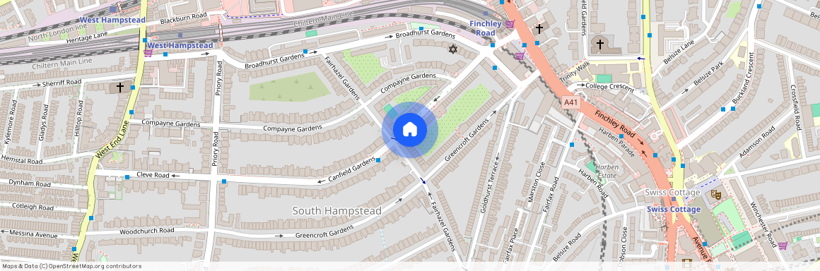 59 Canfield Gardens, London NW6