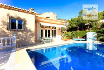For rent villa with private pool near the beach in Cumbre del Sol, Benitachell