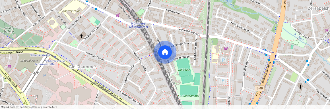 Sudetendeutsche Straße, 90480 Nürnberg, Deutschland