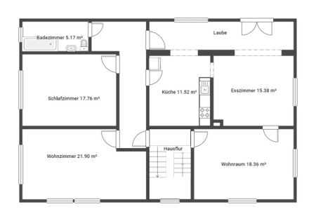 Schöne 4 Zi.-Whg, 110 m² in zentraler Lage von Inzlingen - Foto 5