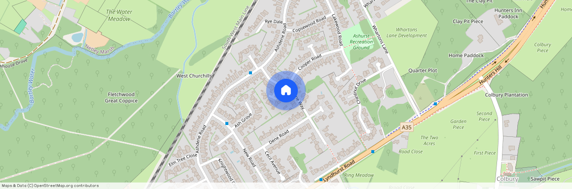 Dene Way, Ashurst, Southampton, Hampshire, SO40