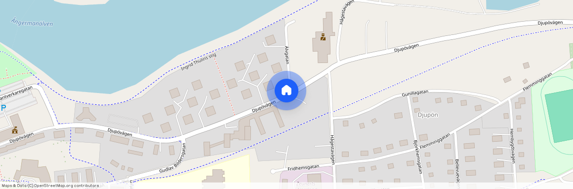 Djupövägen, Sollefteå