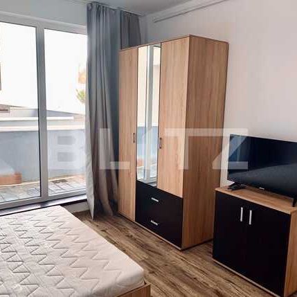 Studio modern, 40 mp, parcare subterana, prima inchiriere, totul nou - Fotografie 1
