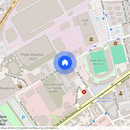 rue du Clos Four, Clermont-Ferrand