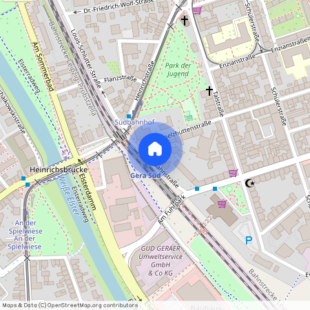 Eisenbahnstraße 1, 07545 Gera