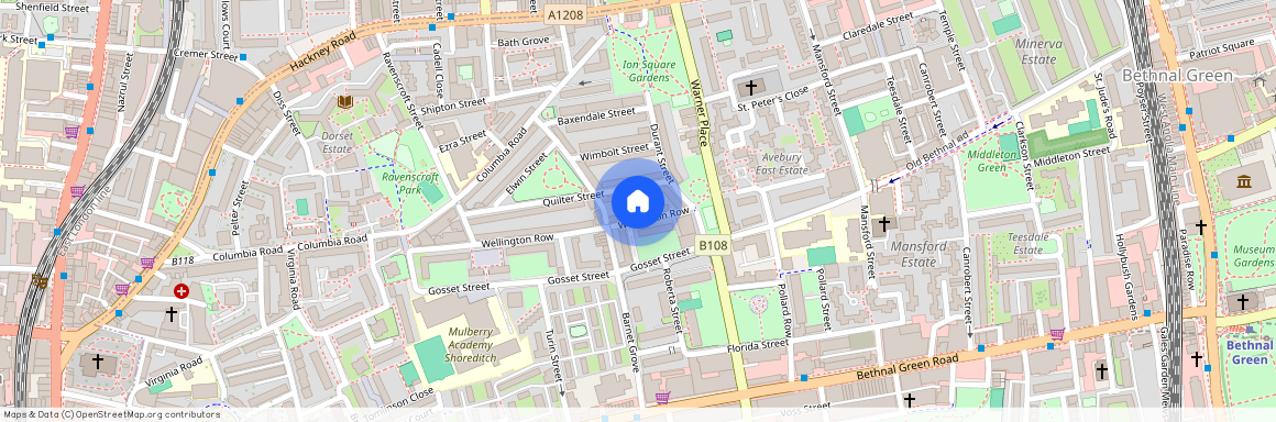 Wellington Row, Columbia Road, Hackney, London