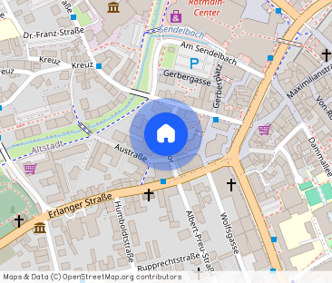 Möblierte 1-Zimmer-Wohnung im Zentrum - Photo 1