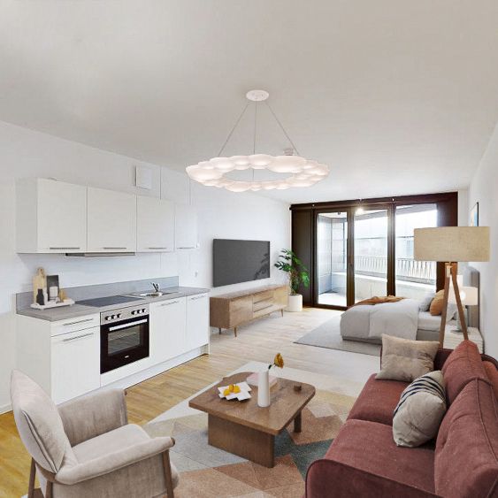 Your Space to Shine – Kompaktes 1-Zimmer-Apartment mit Loggia im Spring - Foto 1