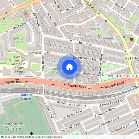 Glazbury Road, LONDON, W14 9AS