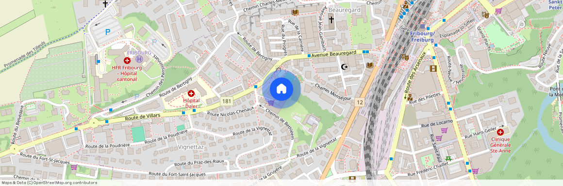 Chemin de Béthléem 5, 1700 Fribourg