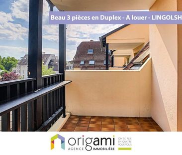 LINGOLSHEIM - Spacieux 3P en duplex - Photo 1