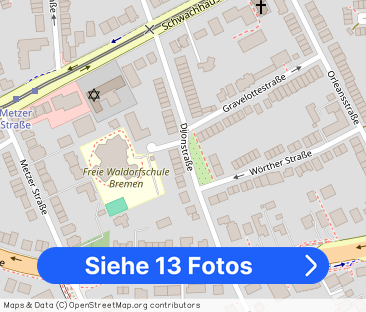 Möblierte 2-Zimmer-Wohnung in Schwachhausen zur Miete - Foto 1